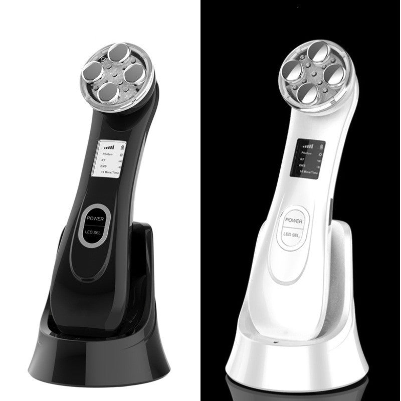 Microcurrent Face Massager with RF + EMS + Phototherapy (LED Therapy) for Lifting and Firming Skin