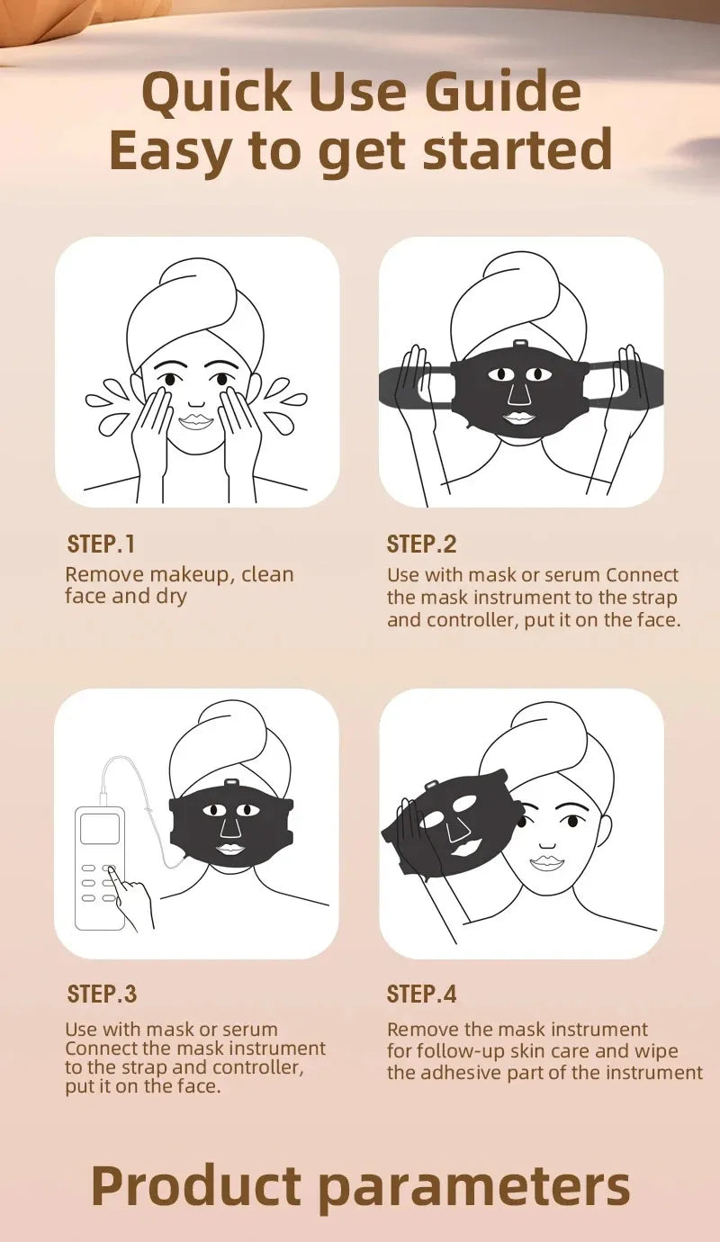 LED Red Light Therapy Face Mask