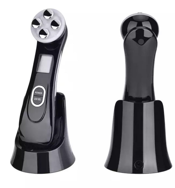 Microcurrent Face Massager with RF + EMS + Phototherapy (LED Therapy) for Lifting and Firming Skin