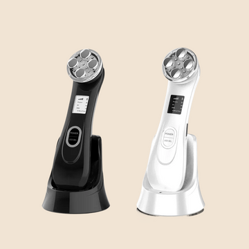 Microcurrent Face Massager with RF + EMS + Phototherapy (LED Therapy) for Lifting and Firming Skin