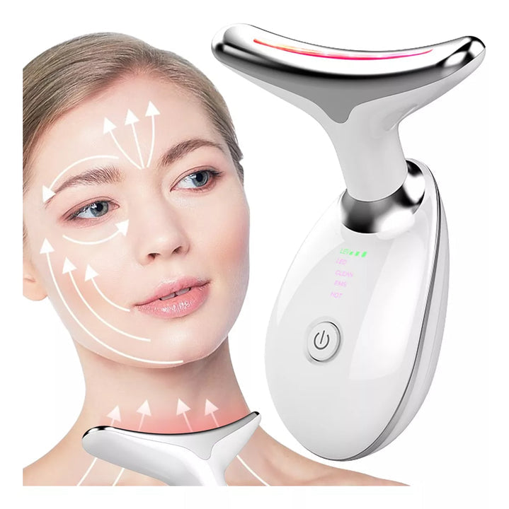 EMS Facial & Neck Lifting Massager for Wrinkle Reduction & Skin Tightening
